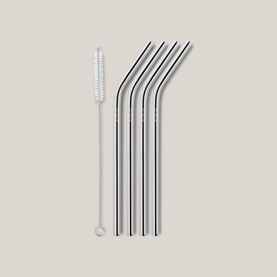 Smoothie Straw Silver