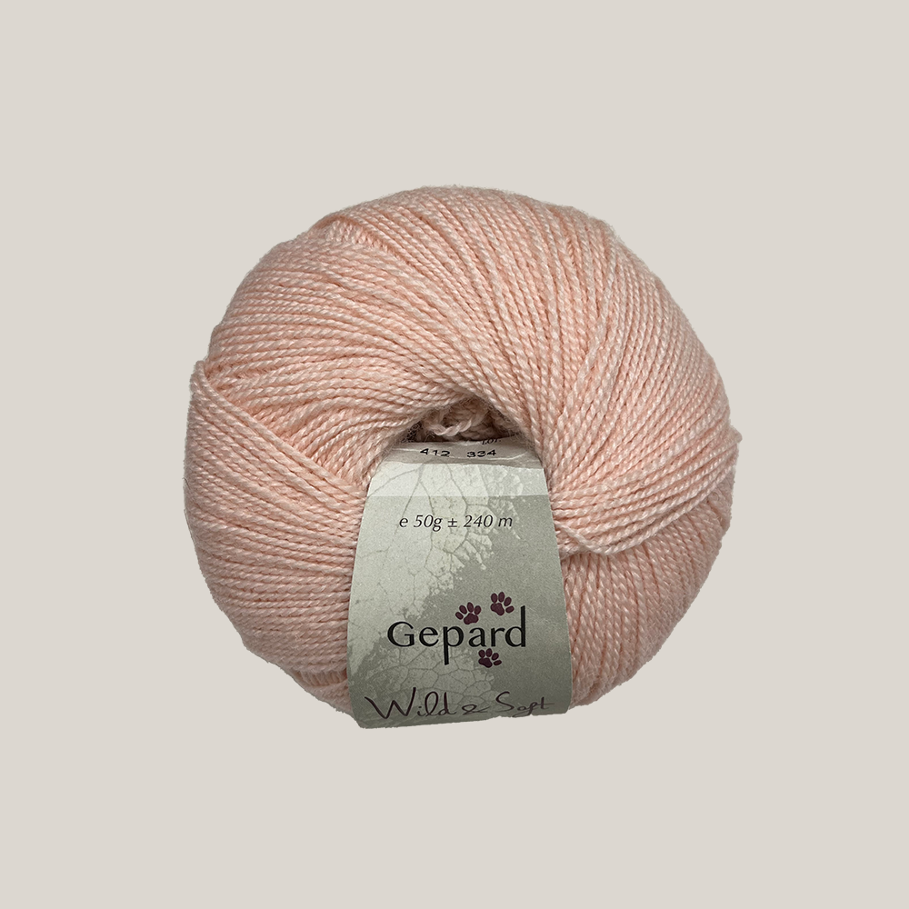 Gepard Garn Wild & Soft 412 Lys Rosa