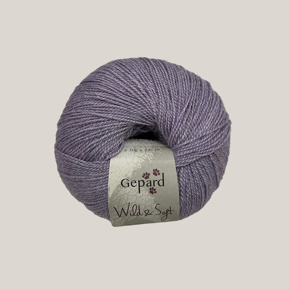 Gepard Garn Wild & Soft 612 Lilla