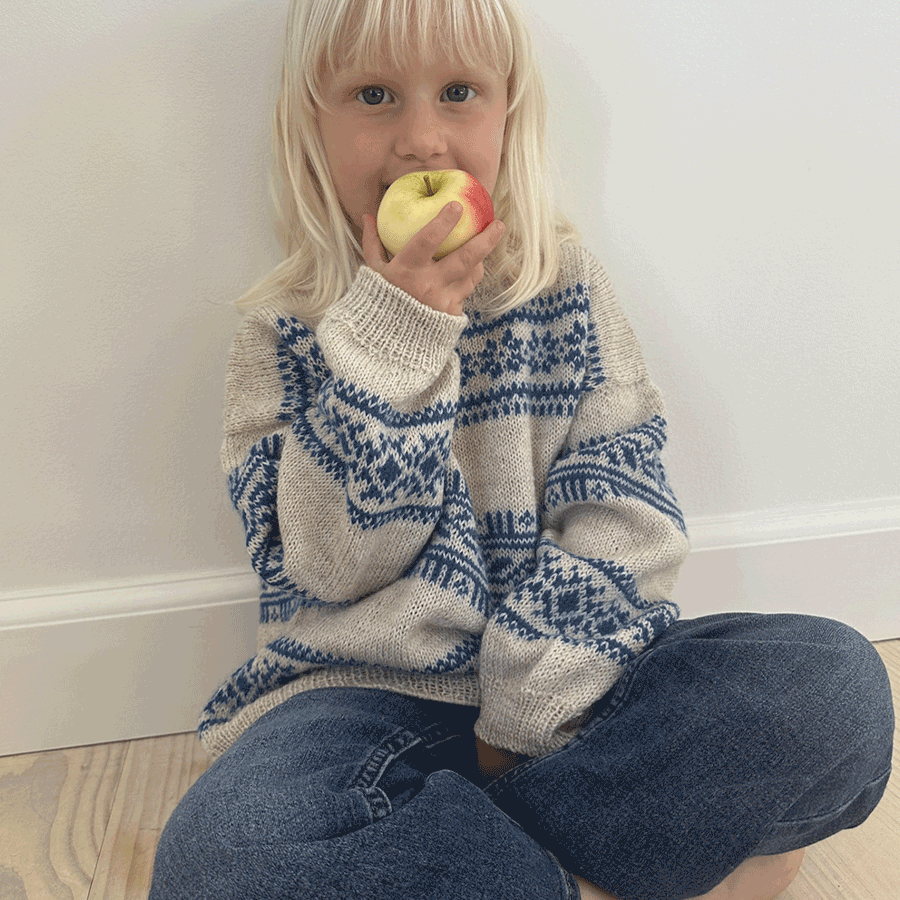 Porcelain Sweater Junior - Strikkekit